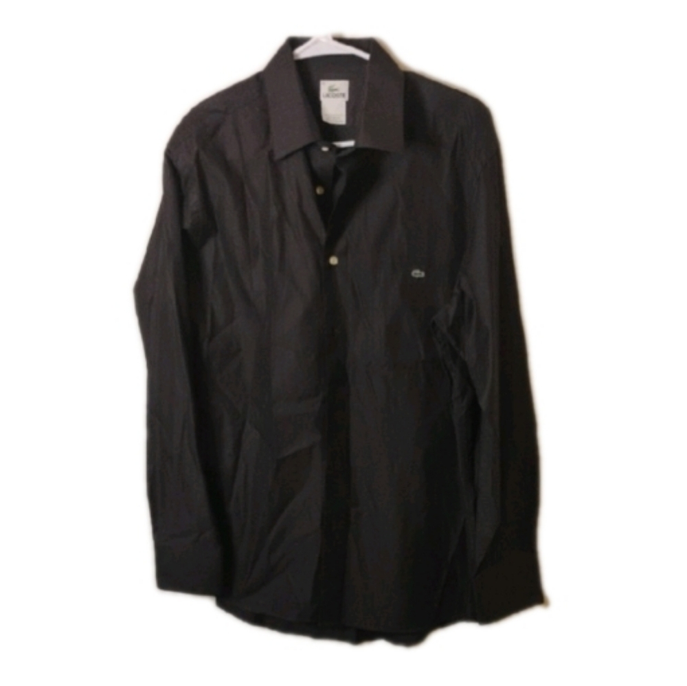Lacoste Dark Gray Shirt with Iconic Logo